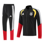Germany 2026 Men's Black Long Zip Jacket
