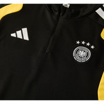 Germany 2026 Men's Black Short Zip Tracksuit