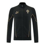 Portugal 2026 Men's Black Long Zip Jacket