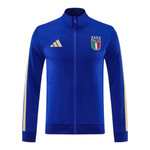 Italy 2026 Men's Blue Long Zip Jacket