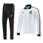 Mexico 2026 Men's White Long Zip Jacket
