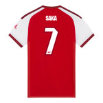 SAKA #7 Arsenal 26/27 Women's Home Shirt - Club Font