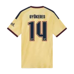 GYÖKERES #14 Arsenal 26/27 Stadium Men's Third Shirt - Club Font