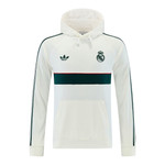 Real Madrid 26/27 Men's White-Green Hoodie
