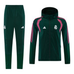 Real Madrid 26/27 Men's Green Hoodie Windbreaker