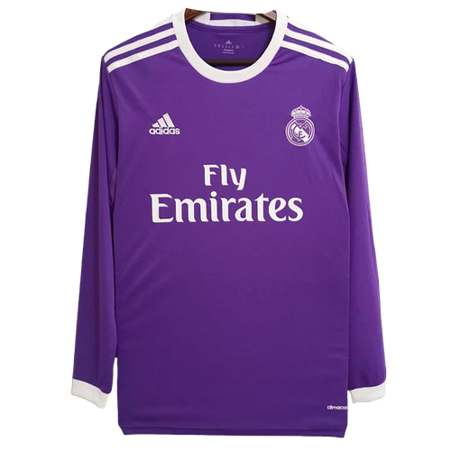 Real Madrid 16/17 Men's Away Retro Long Sleeve Shirt