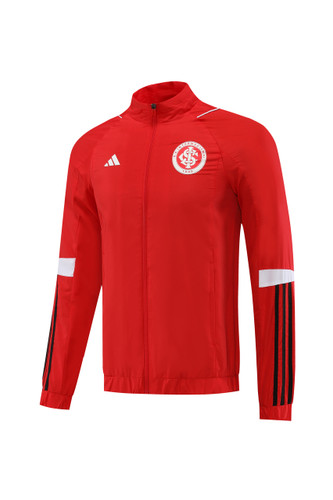 Internacional 23/24 Men's Red Long Zip Jacket