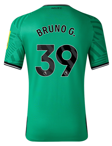 BRUNO G. #39 Newcastle United 23/24 Stadium Men's Away Shirt - PL Font