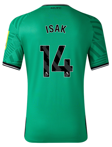 ISAK #14 Newcastle United 23/24 Authentic Men's Away Shirt - PL Font