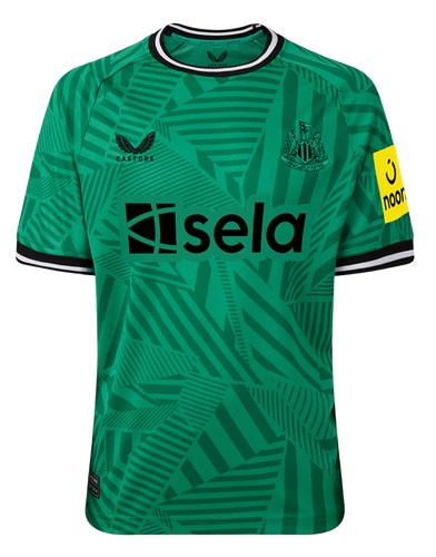 ISAK #14 Newcastle United 23/24 Kid's Away Shirt and Shorts - PL Font