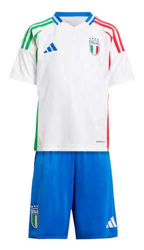 Italy 2024 Kid's Away Shirt and Shorts