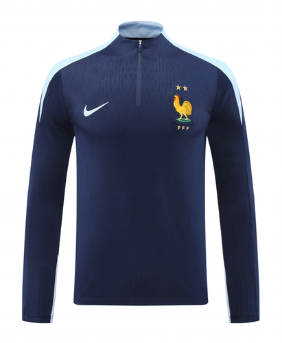 France 2024 Men's Navy Short Zip Tracksuit