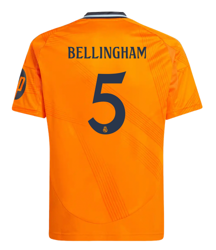 BELLINGHAM #5 Real Madrid 24/25 Kid's Away Shirt and Shorts