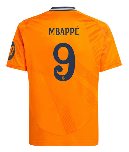 MBAPPÉ #9 Real Madrid 24/25 Kid's Away Shirt and Shorts