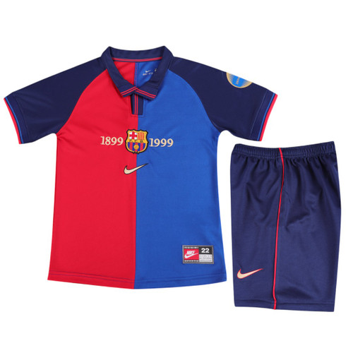 Barcelona 99/00 Kid's Home Retro Mini-Kit