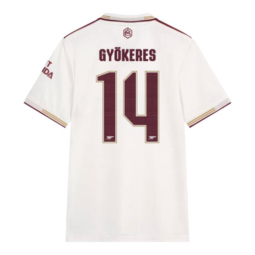 GYÖKERES #14 Arsenal 25/26 Authentic Men's Third Shirt - Arsenal Font