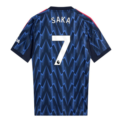 SAKA #7 Arsenal 25/26 Women's Away Shirt - PL Font
