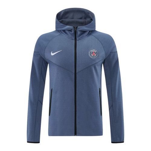 Paris Saint-Germain 25/26 Men's Slate Long Zip Hoodie