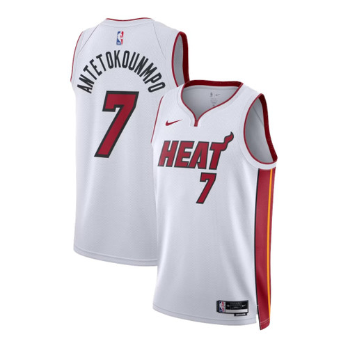 ANTETOKOUNMPO #7 Miami Heat 26/27 Men's Swingman Jersey - Association
