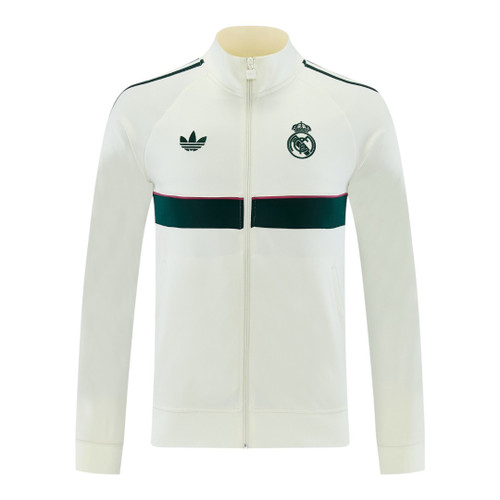 Real Madrid 26/27 Men's White-Green Jacket