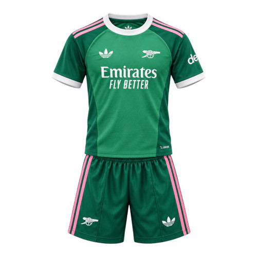 Arsenal 26/27 Kid's Green Goalkeeper Set