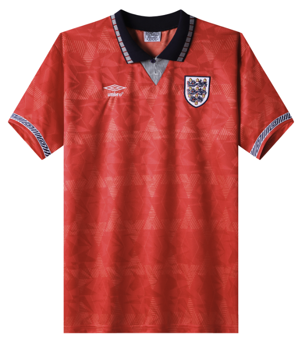 England 1990 Men's Away Retro Shirt