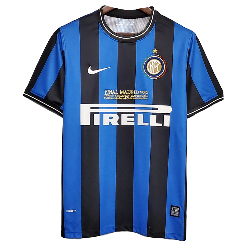 Inter Milan 09/10 Men's Home Retro Shirt UCL Edition