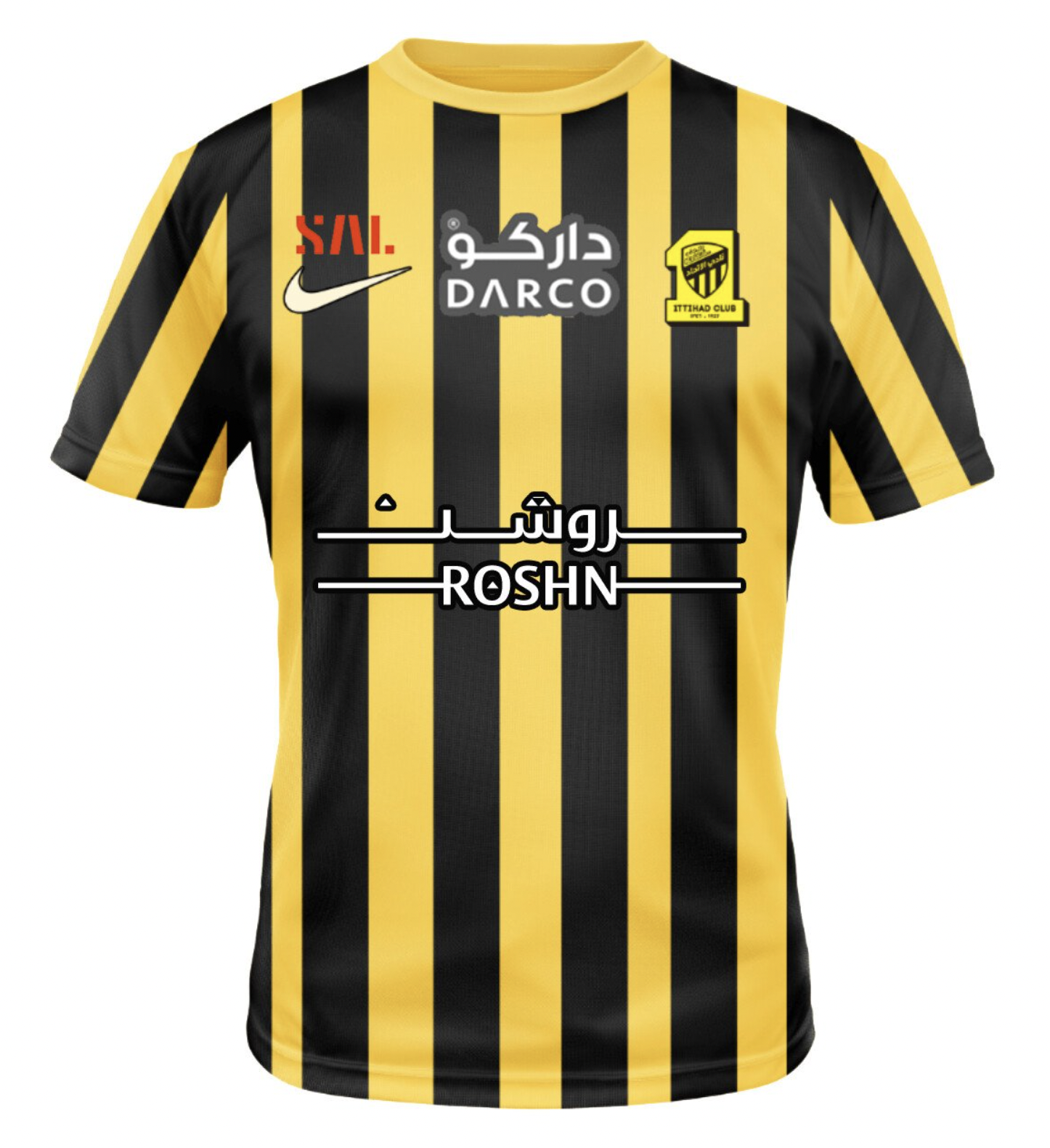 Ittihad Club 22/23 Stadium Men's Home Shirt