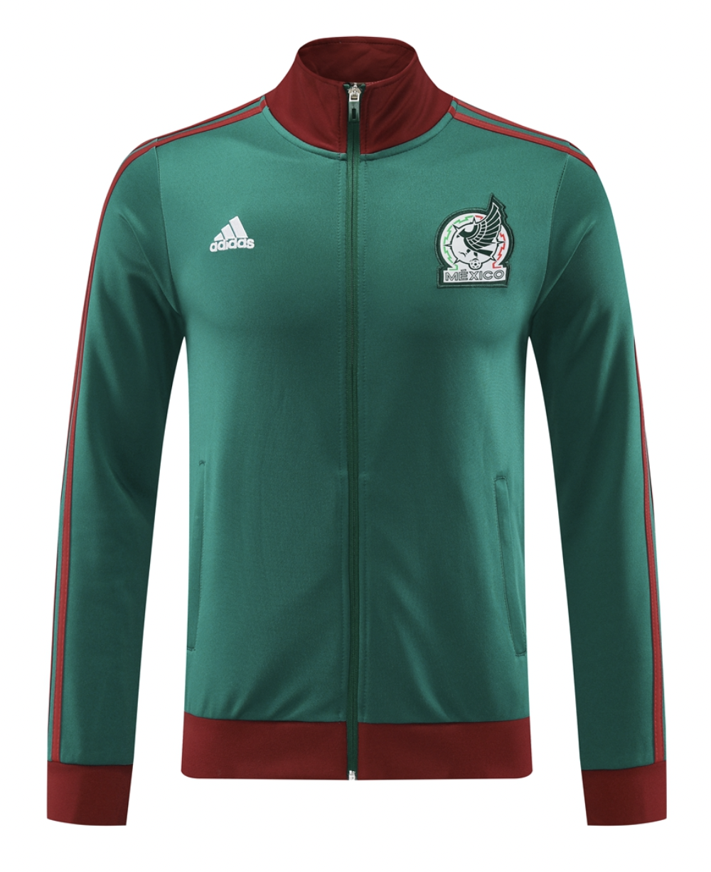 Mexico 24/25 Men's Green Long Zip Jacket