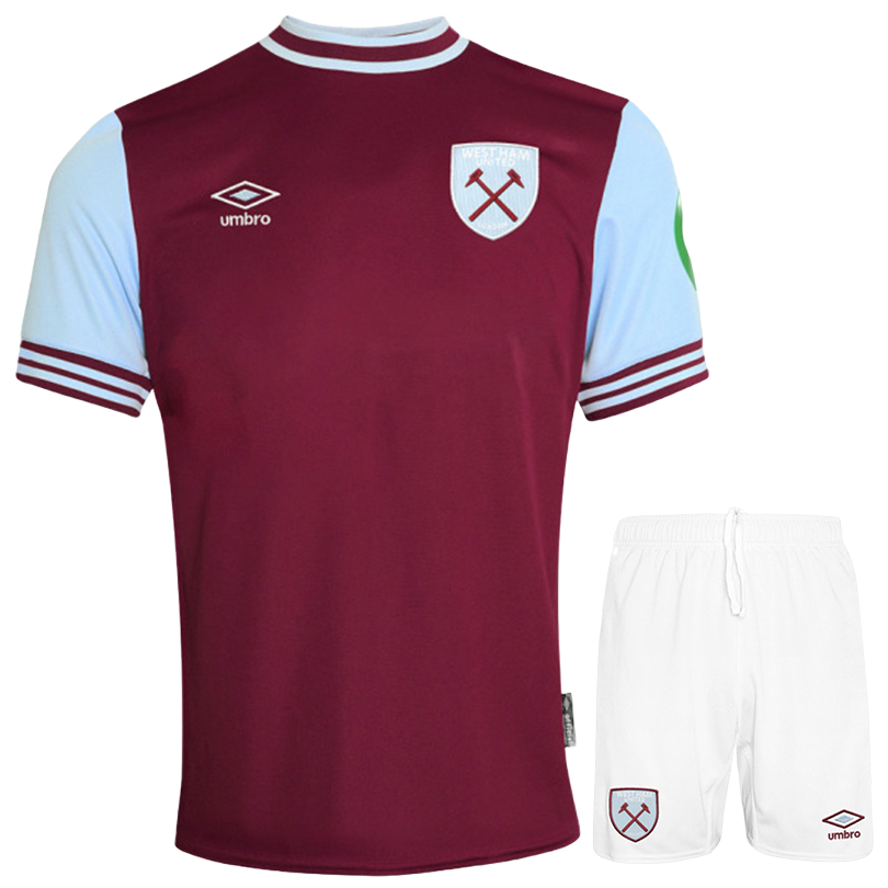 West Ham United 24/25 Kid's Home Shirt and Shorts