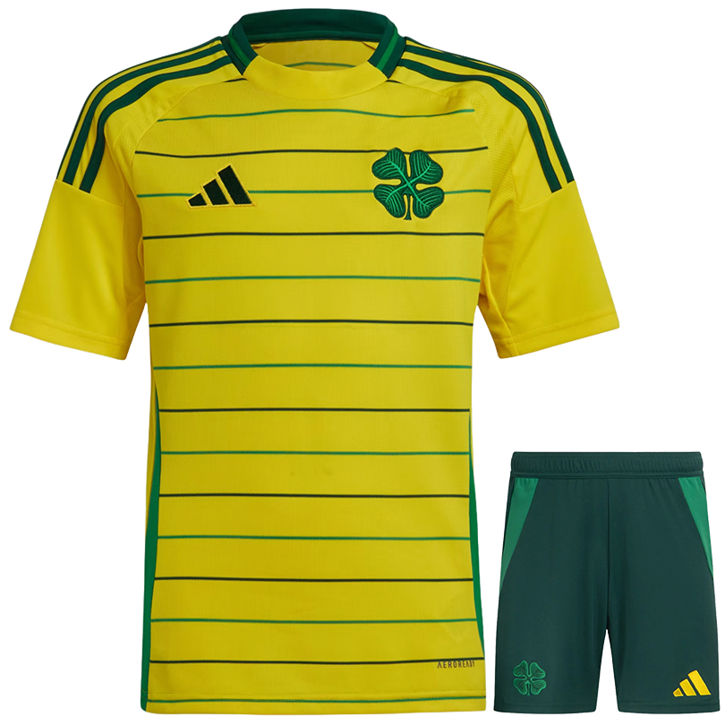 Celtic 24/25 Kid's Away Shirt and Shorts