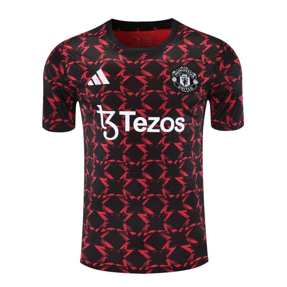 Manchester United 24/25 Men's Red-Black Pre-Match Shirt