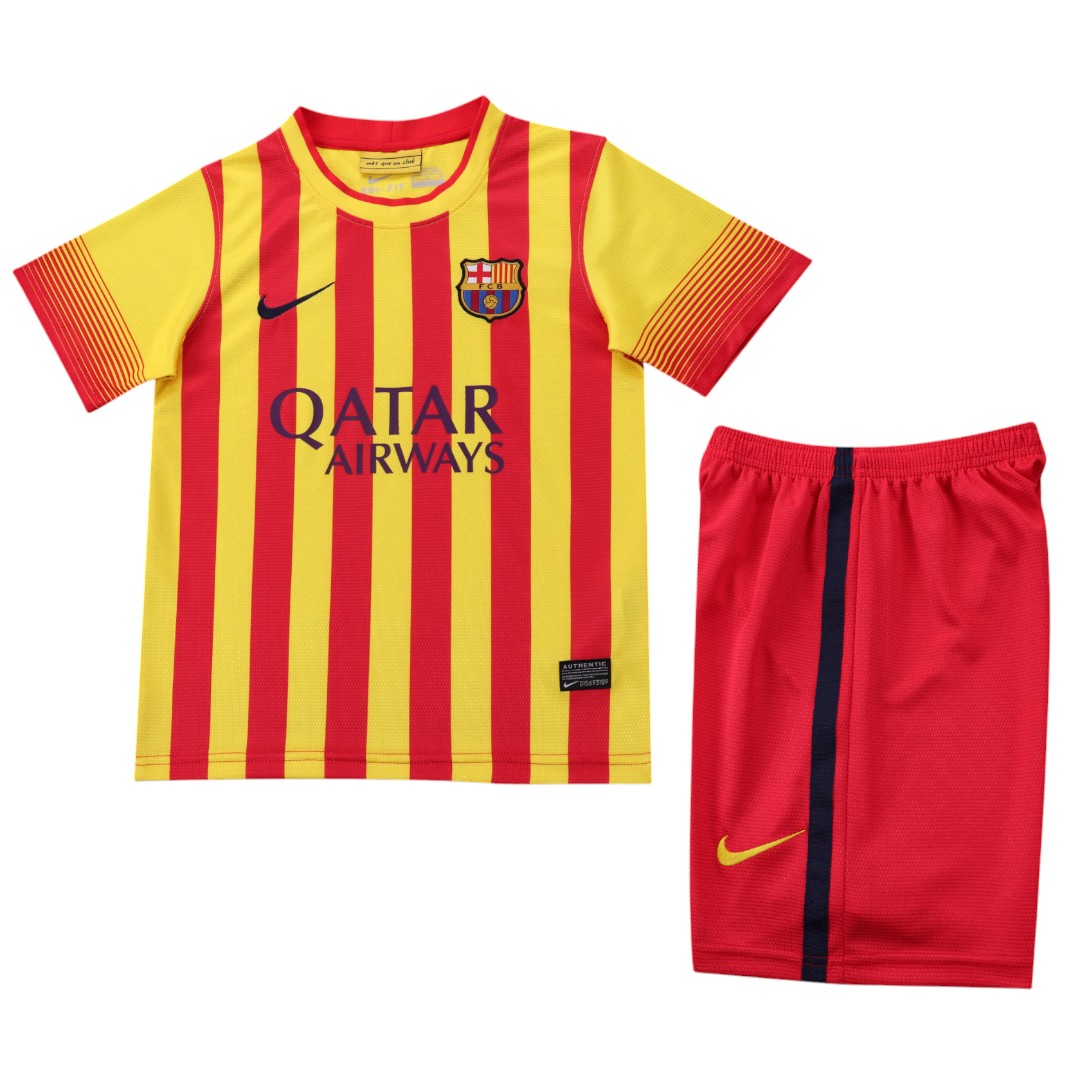 Barcelona 13/14 Kid's Away Retro Mini-Kit
