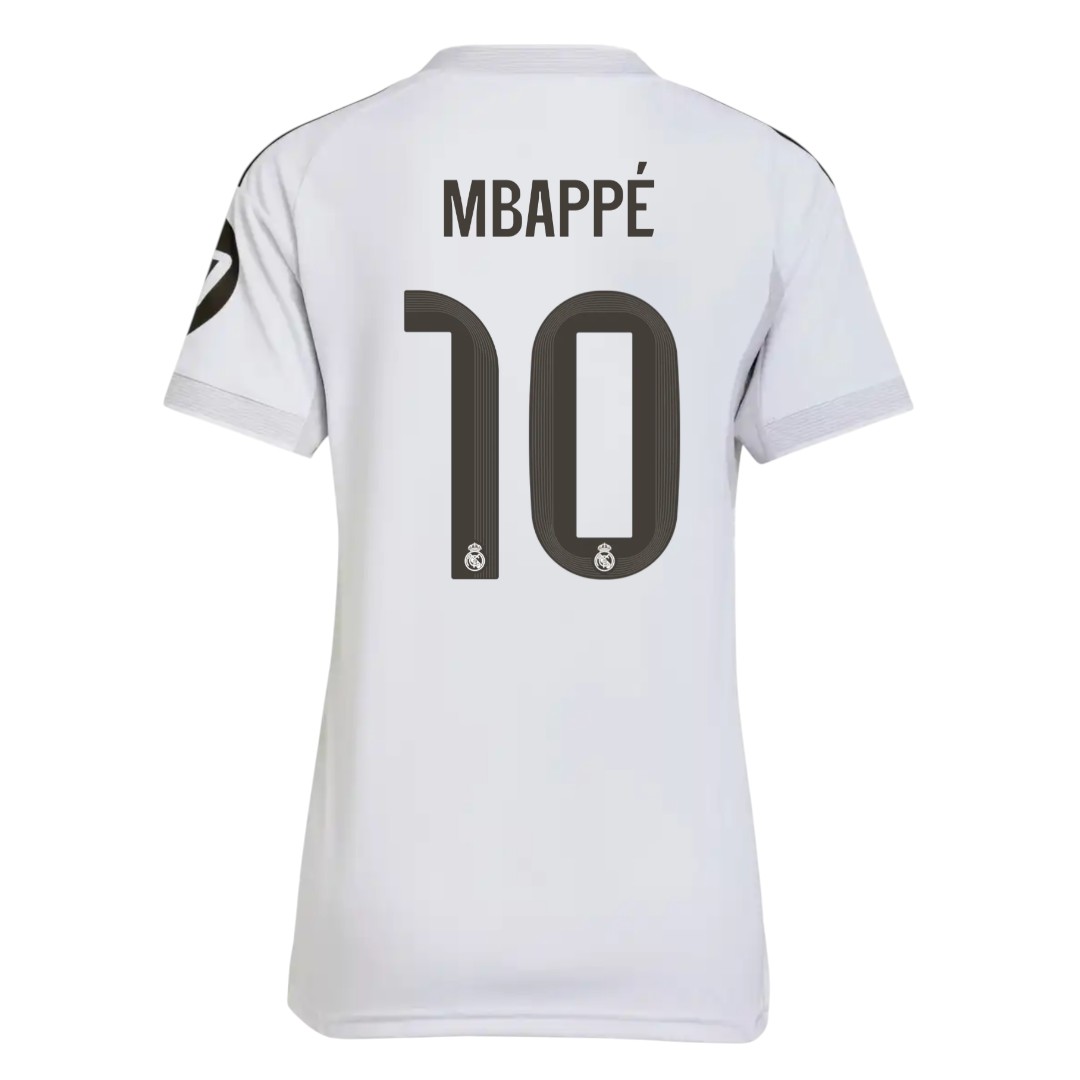 MBAPPÉ #10 Real Madrid 25/26 Women's Home Shirt