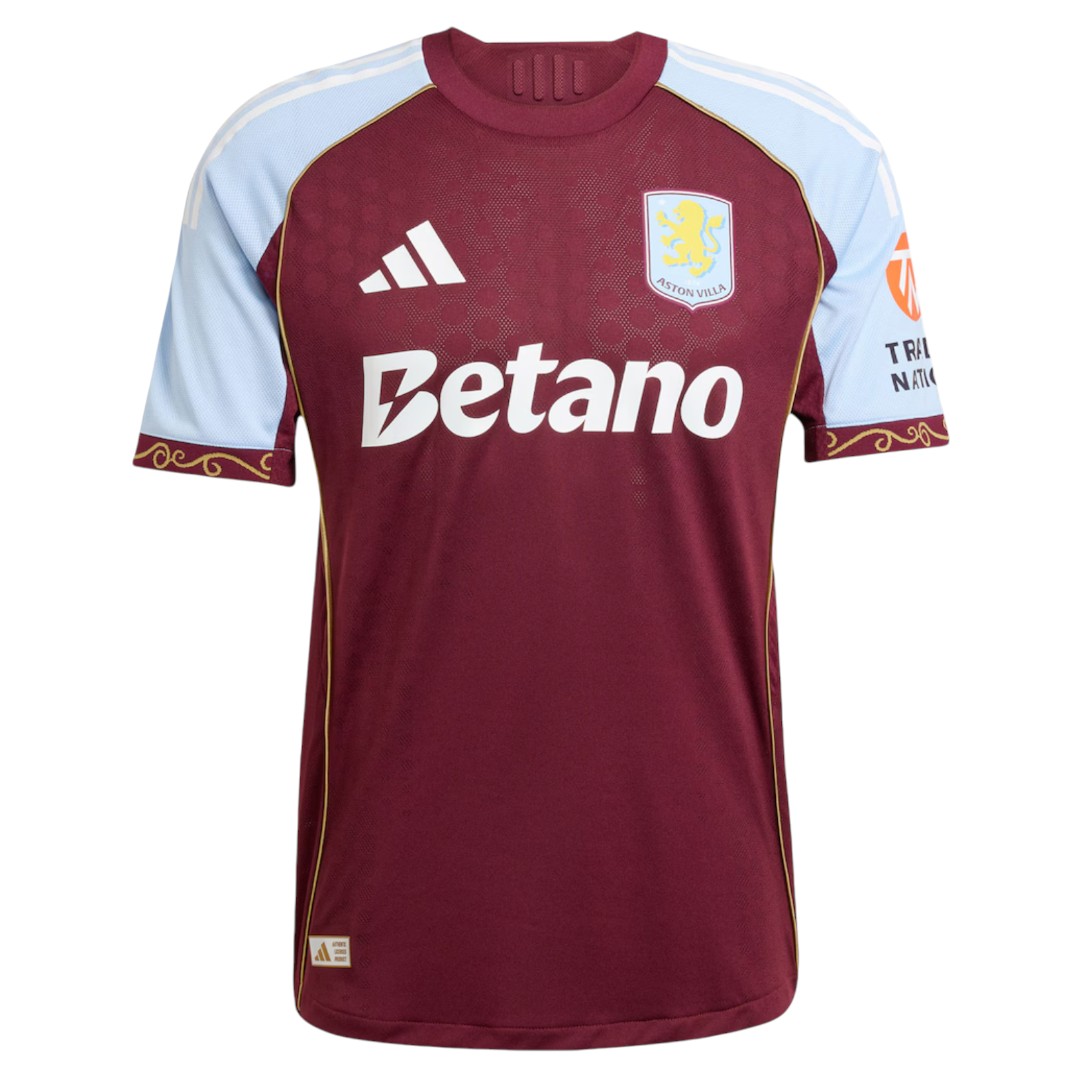 Aston Villa 25/26 Authentic Men's Home Shirt