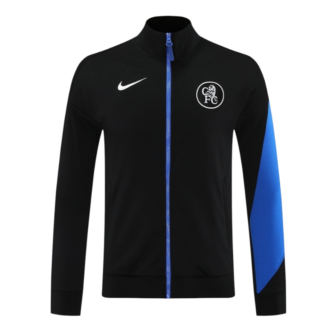 Chelsea 25/26 Men's Black Long Zip Jacket