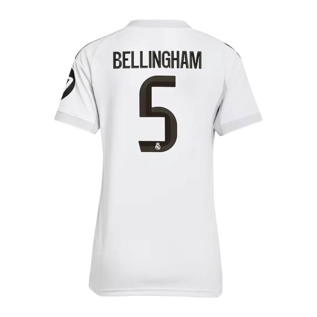 BELLINGHAM #5 Real Madrid 25/26 Women's Home Shirt