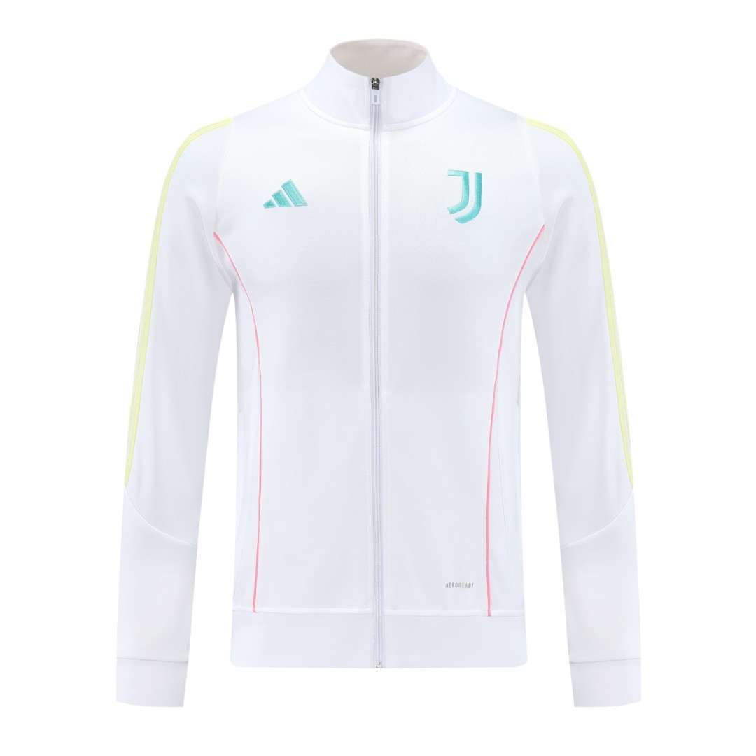 Juventus 25/26 Men's White Long Zip Jacket