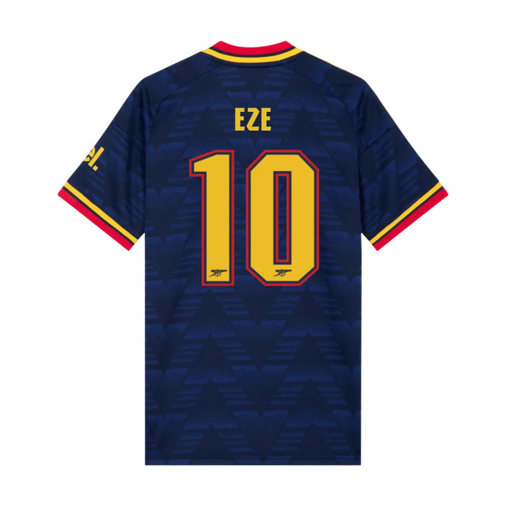 EZE #10 Arsenal 26/27 Stadium Men's Away Shirt - Club Font