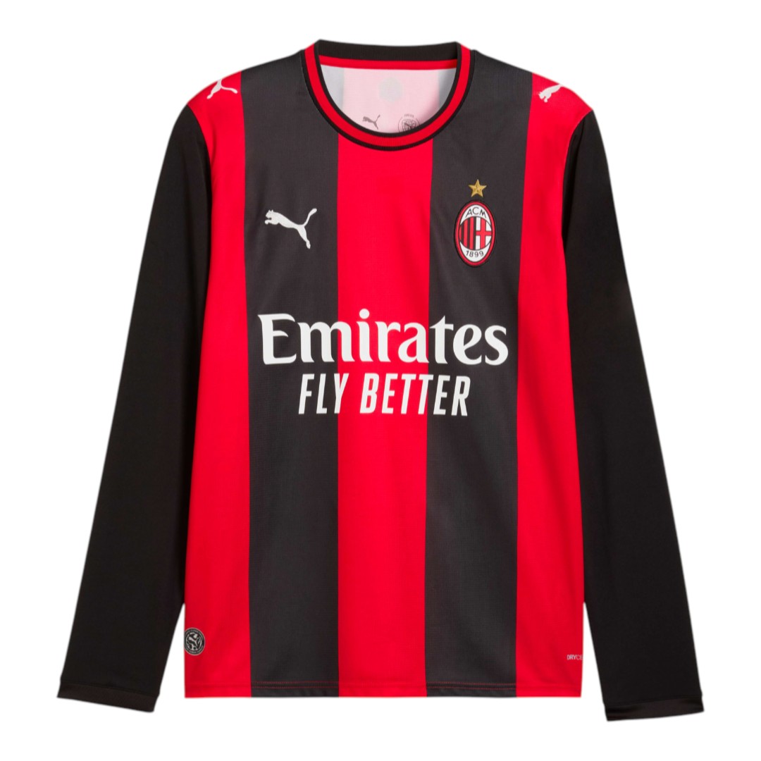 AC Milan 26/27 Men's Home Long Sleeve Shirt