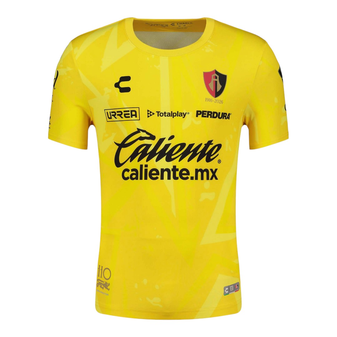 Atlas Guadalajara 26/27 Men's Yellow Goalkeeper Shirt