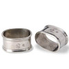 Match Pewter Oval Napkin Rings (Pair)