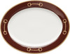 Julie Wear Cheval Chestnut Brown Platter