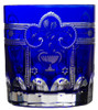 Varga Crystal Imperial Cobalt Double Old Fashioned Glass