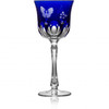 Varga Crystal Springtime Cobalt Water Glass