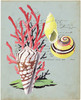 Harrison Howard Yellow Tree Snails with Red Coral