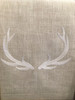 Anali Elk on Oat Linen Guest Towel