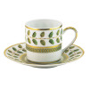 Bernardaud Constance Green Coffee Saucer