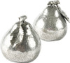 Vagabond House Pear with Leaf Pewter Salt and Pepper Shakers