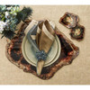 Kim Seybert Fossil Placemat in Brown & Multi - Set of 4